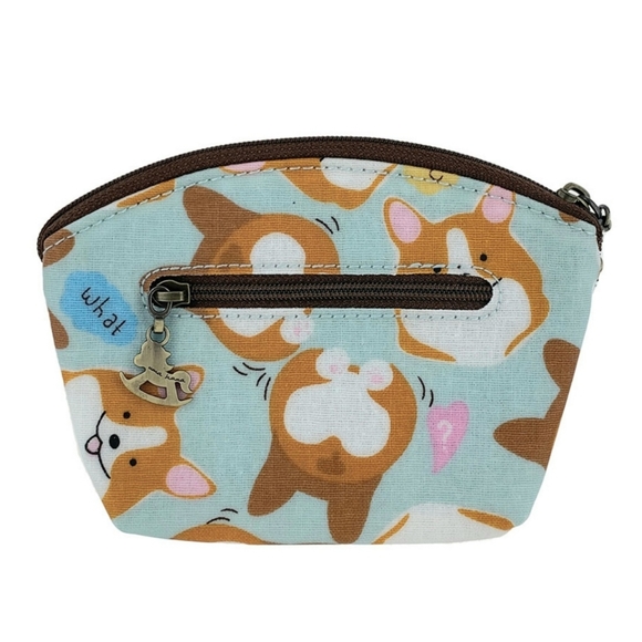 Waterproof Boba Corgi Shell Coin Purse Card Pouch Holder - Picture 2 of 9